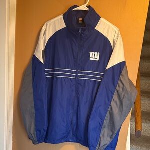 Men’s Jacket,Reebok Blue and Gray Windbreaker Jacket size L